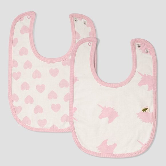 2 Pack Bib Bundle - Unicorn Dreams - Picture 1 of 1